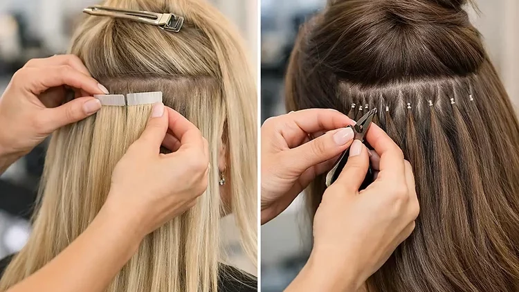 7 Key Differences Between Tape Extensions and Nano Rings Every Salon Owner Should Know